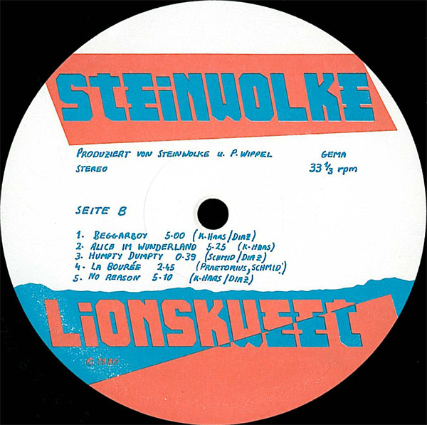 Steinwolke - Lionskweet | Not On Label (Steinwolke Self-released) (A-5202) - 2 Steinwolke - Lionskweet | Not On Label (Steinwolke Self-released) (A-5202) - 2