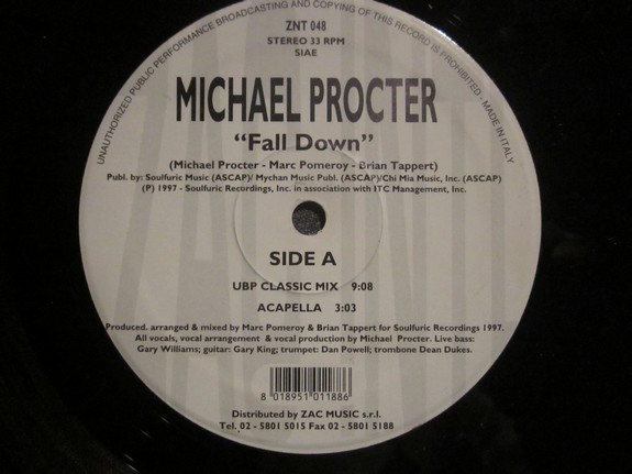 Michael Procter - Fall Down | Zac International (ZNT 048) - main