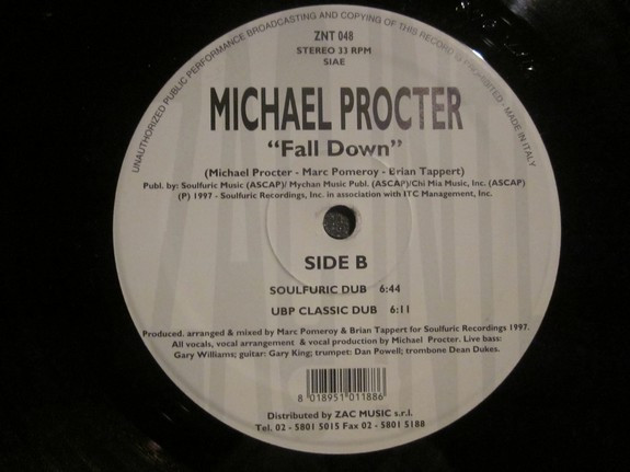 Michael Procter - Fall Down | Zac International (ZNT 048) - 2