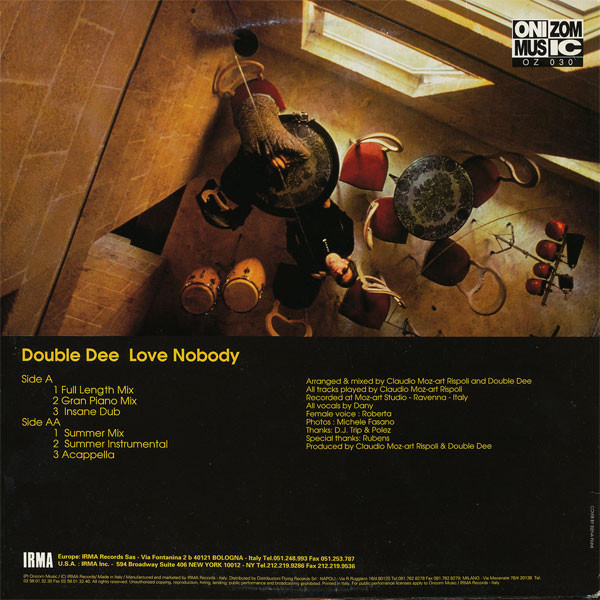Double Dee - Love Nobody | Onizom Music (OZ 030) - 2
