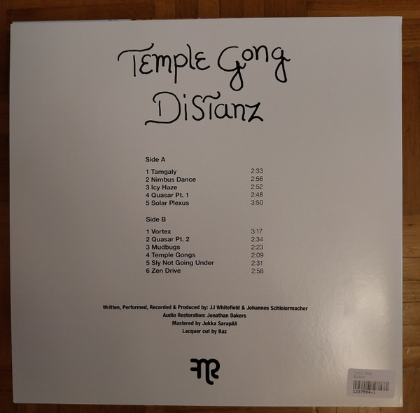Temple Gong - Distanz | Fnr (FNR-294) - 2