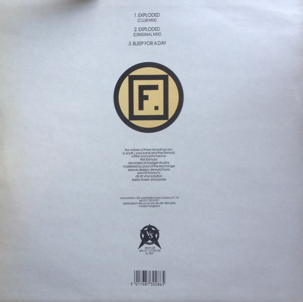 The Formula - Exploded | Vinyl Solution (STORM 28) - 2 The Formula - Exploded | Vinyl Solution (STORM 28) - 2