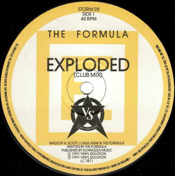 The Formula - Exploded | Vinyl Solution (STORM 28) - 3 The Formula - Exploded | Vinyl Solution (STORM 28) - 3