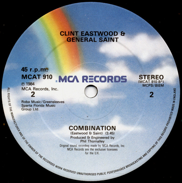 Clint Eastwood And General Saint - Last Plane (One Way Ticket) | MCA Records (MCAT 910) - 4