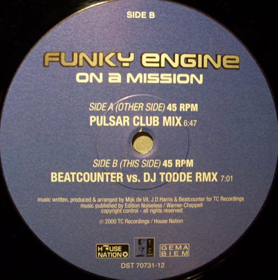 Funky Engine - On A Mission | House Nation (DST 70731-12) - 4