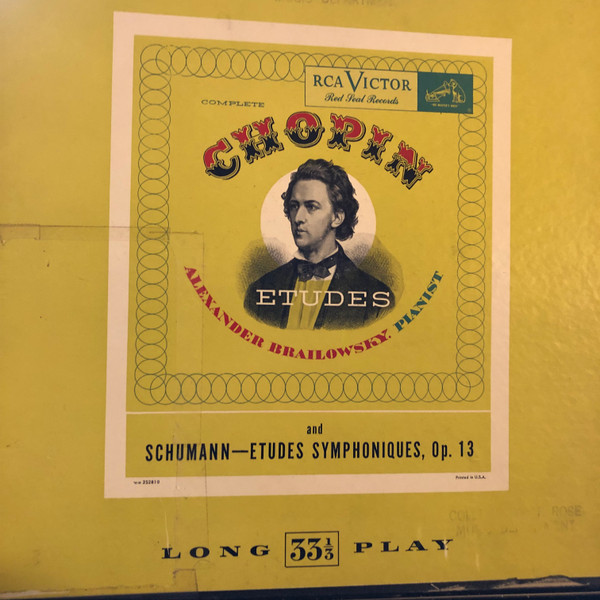 Alexander Brailowsky - Complete Chopin Etudes / Etudes Symphoniques, Op. 13 | RCA Victor Red Seal (LM-6000) Alexander Brailowsky - Complete Chopin Etudes / Etudes Symphoniques, Op. 13 | RCA Victor Red Seal (LM-6000)