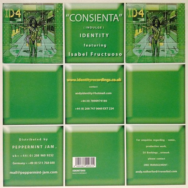 Identity Featuring Isabel Fructuoso - Consienta (Indulge) | Identity Recordings (IDENT005) - 2