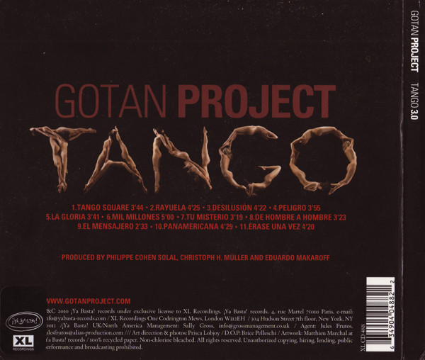 Gotan Project - Tango 3.0 | XL Recordings (XLCD488) - 2 Gotan Project - Tango 3.0 | XL Recordings (XLCD488) - 2