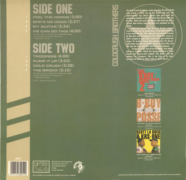 Cold Crush Brothers - Troopers | Westside Records (BBOY6) - 2 Cold Crush Brothers - Troopers | Westside Records (BBOY6) - 2