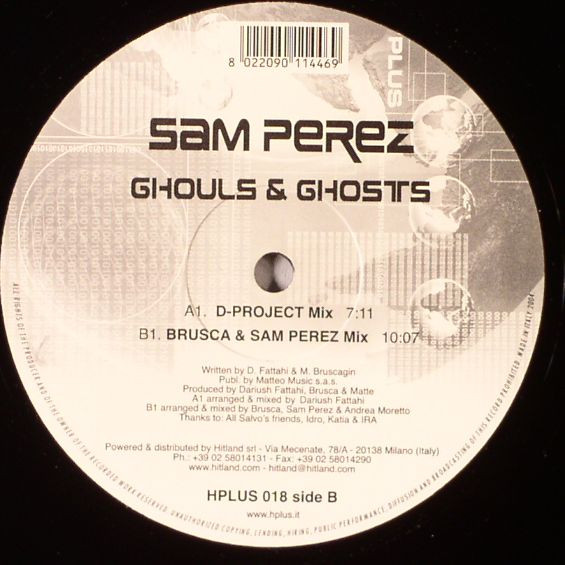 Sam Perez - Ghouls & Ghosts | H*Plus (HPLUS 018)