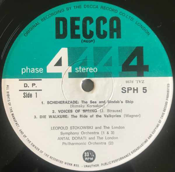 Various - Gran Gala Stereo | Decca (SPH 5) - 3 Various - Gran Gala Stereo | Decca (SPH 5) - 3