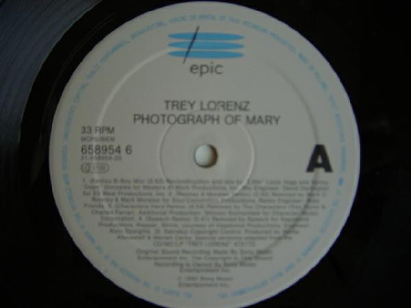 Trey Lorenz - Photograph Of Mary | Epic (658954 6)