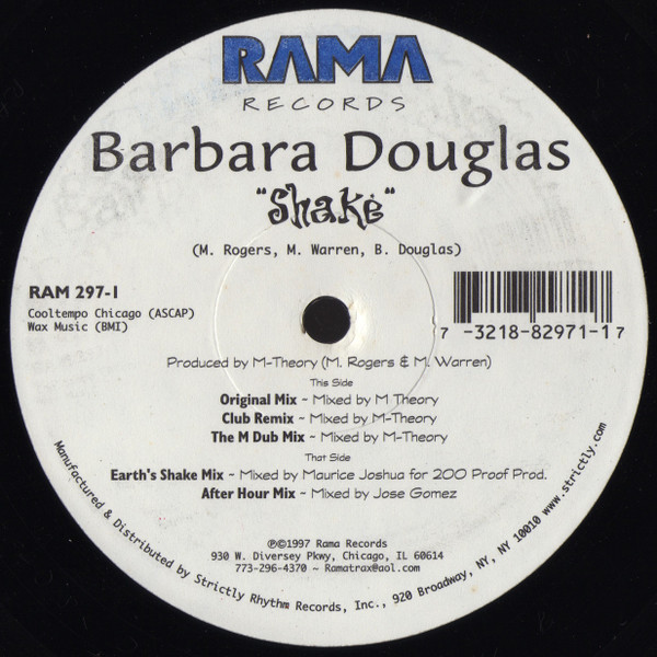 Barbara Douglas - Shake | Rama Records (RAM 297-1) - 2