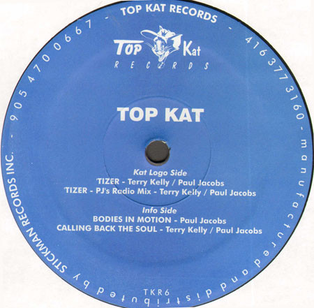 Paul Jacobs & Terry Kelly - Tizer | Top Kat Records (TKR6)
