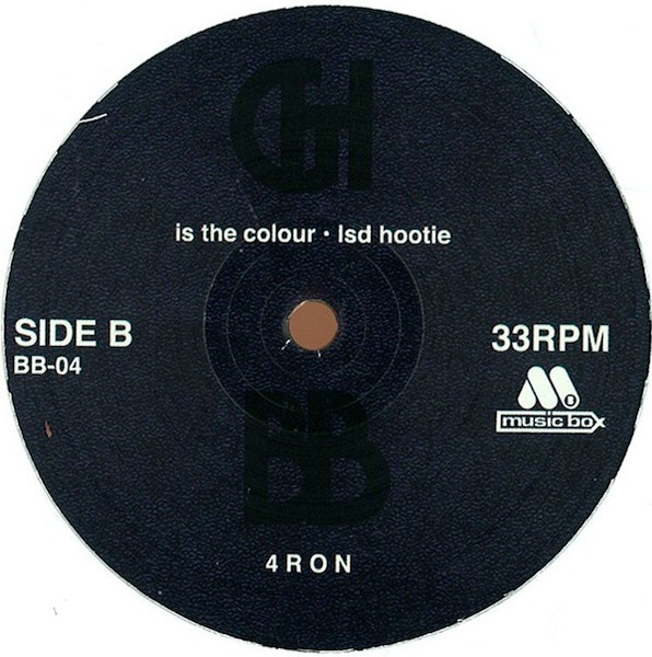 Gene Hunt / Black Booby , Richard Rogers - Is The Colour & Lsd Hootie / 4 R O N | Black Booby (BB-04)