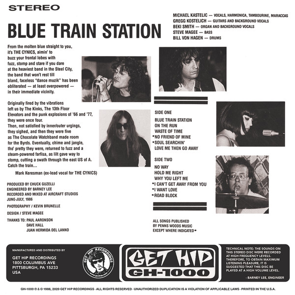 The Cynics - Blue Train Station | Get Hip Recordings (GH-1000) - 2