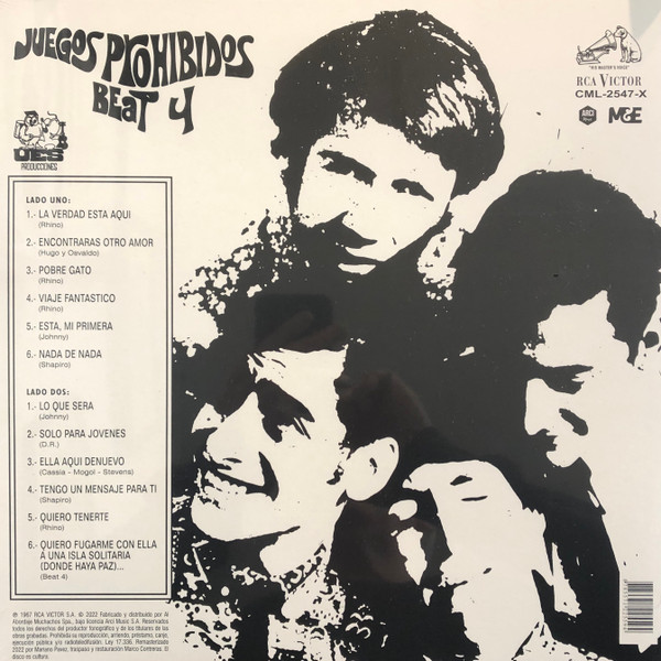Los Beat 4 - Juegos Prohibidos | UES Producciones (CML-2547-X) - 2 Los Beat 4 - Juegos Prohibidos | UES Producciones (CML-2547-X) - 2
