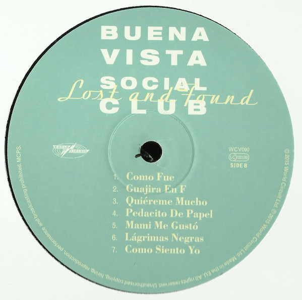 Buena Vista Social Club - Lost And Found | World Circuit (WCV090) - 3 Buena Vista Social Club - Lost And Found | World Circuit (WCV090) - 3