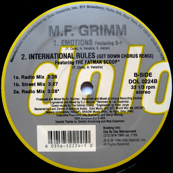 MF Grimm - Get Down | Dolo Records (DOL 0224) - 3