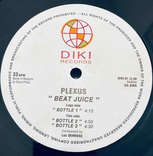 Plexus - Beat Juice | DiKi Records (DIKI 51.12.68)