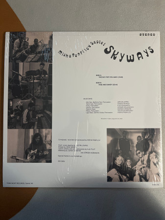 Misha Panfilov Septet - Skyways | Fnr (FNR-276) - 3