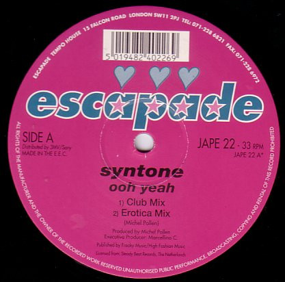 Syntone - Ooh Yeah | Escapade (JAPE 22)