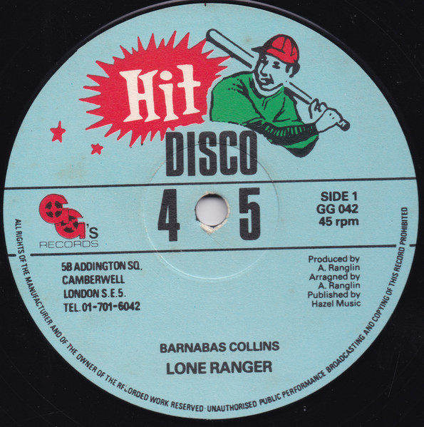 Lone Ranger / Dean Stone - Barnabas Collins / Haunted House | Hit (GG 042)