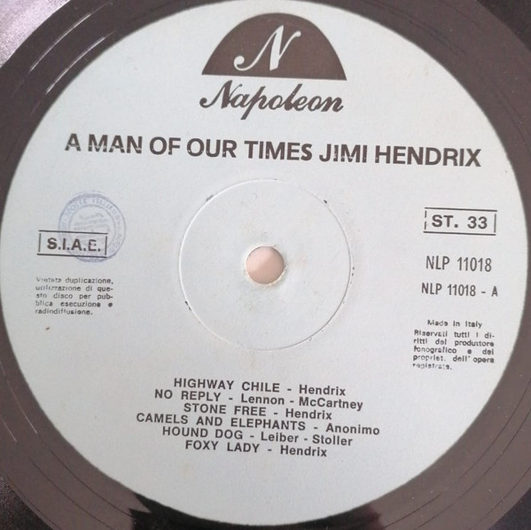 Jimi Hendrix - Volume 2 - A Man Of Our Time | Napoleon (NLP 11018) - 2 Jimi Hendrix - Volume 2 - A Man Of Our Time | Napoleon (NLP 11018) - 2