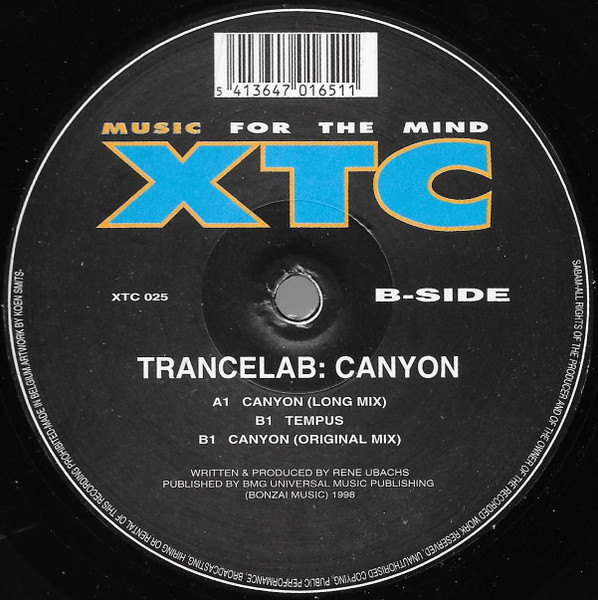 Trancelab - Canyon | XTC (XTC 025)