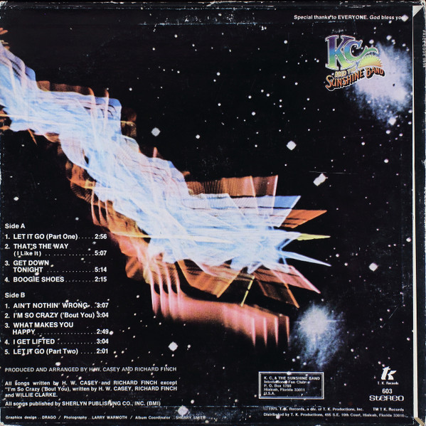 KC & The Sunshine Band - KC And The Sunshine Band | T.K. Records (TK 603) - 2