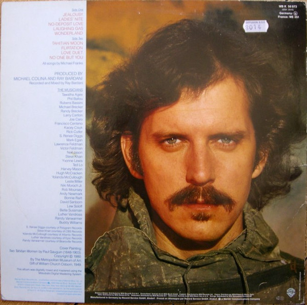 Michael Franks - Objects Of Desire | Warner Bros. Records (WB K 56 973) - 2 Michael Franks - Objects Of Desire | Warner Bros. Records (WB K 56 973) - 2