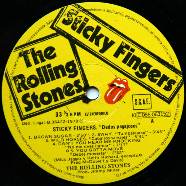 The Rolling Stones - Sticky Fingers | Rolling Stones Records (10 C 066-063152) - 3
