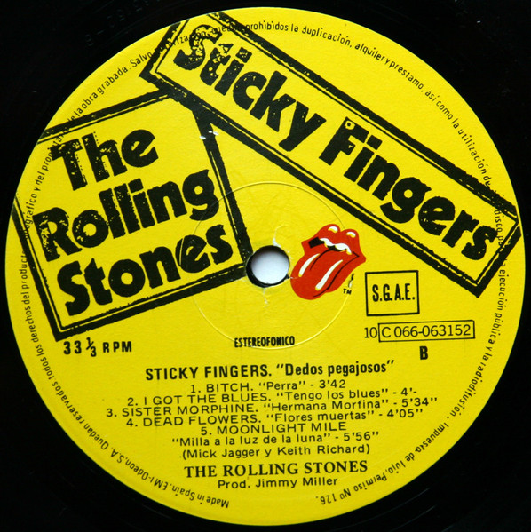 The Rolling Stones - Sticky Fingers | Rolling Stones Records (10 C 066-063152) - 4