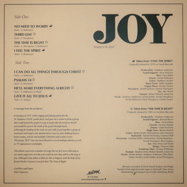 Joy - The Time Is Right | MTMU (MTMB 04) - 2
