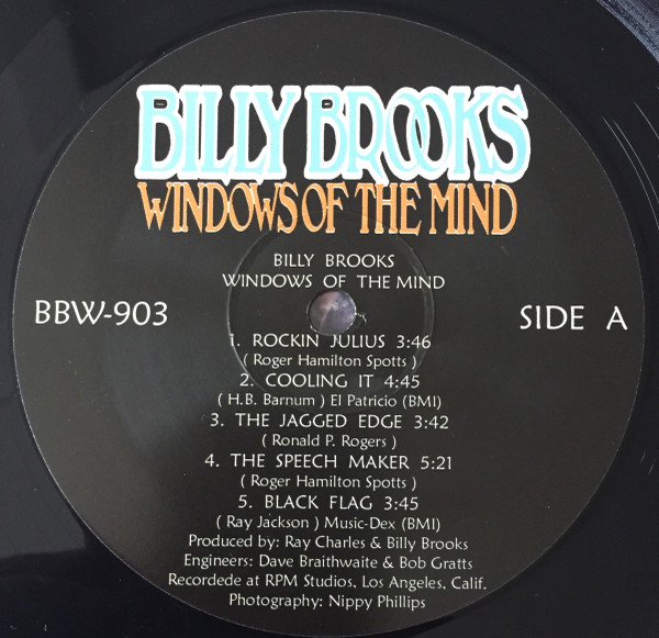 Billy Brooks - Windows Of The Mind | Not On Label (BBW-903) - 2