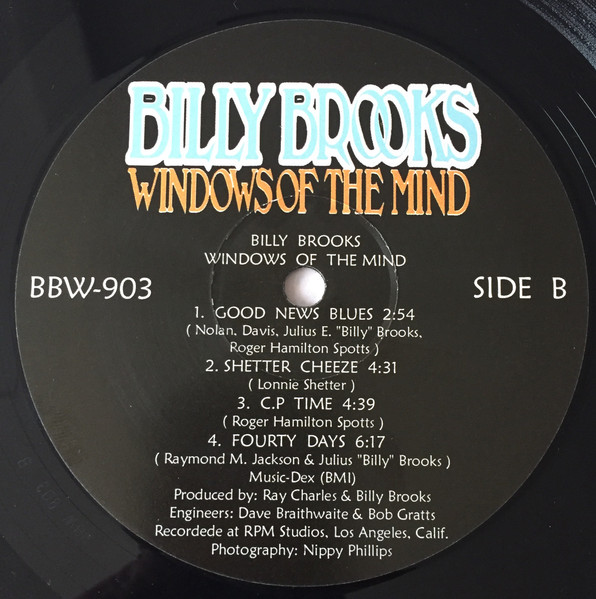 Billy Brooks - Windows Of The Mind | Not On Label (BBW-903) - 3