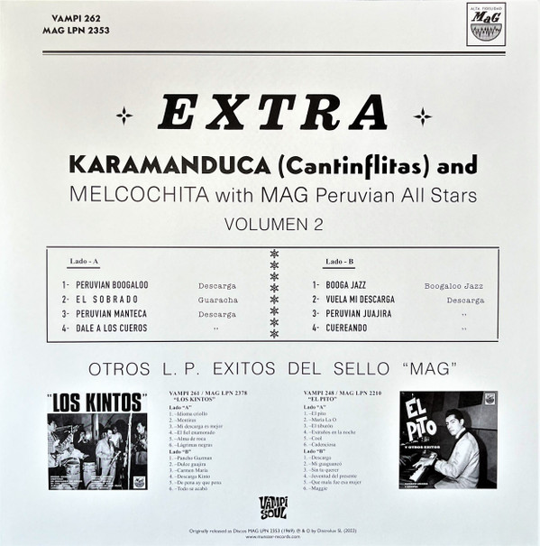 Karamanduka (Cantinflitas) Y Melcochita With "MAG" Peruvian All stars - Acabo Con Lima Huyo Pa' New York | Vampi Soul (VAMPI 262) - 2 Karamanduka (Cantinflitas) Y Melcochita With "MAG" Peruvian All stars - Acabo Con Lima Huyo Pa' New York | Vampi Soul (VAMPI 262) - 2