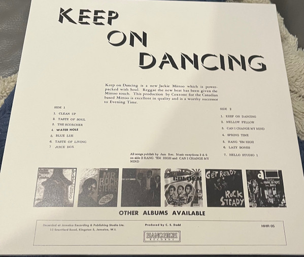 Jackie Mittoo - Keep On Dancing | Hang High Records (HHR 05) - 2 Jackie Mittoo - Keep On Dancing | Hang High Records (HHR 05) - 2