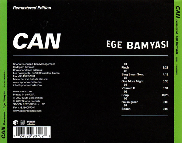 Can - Ege Bamyasi | Mute (9378-2) - 2