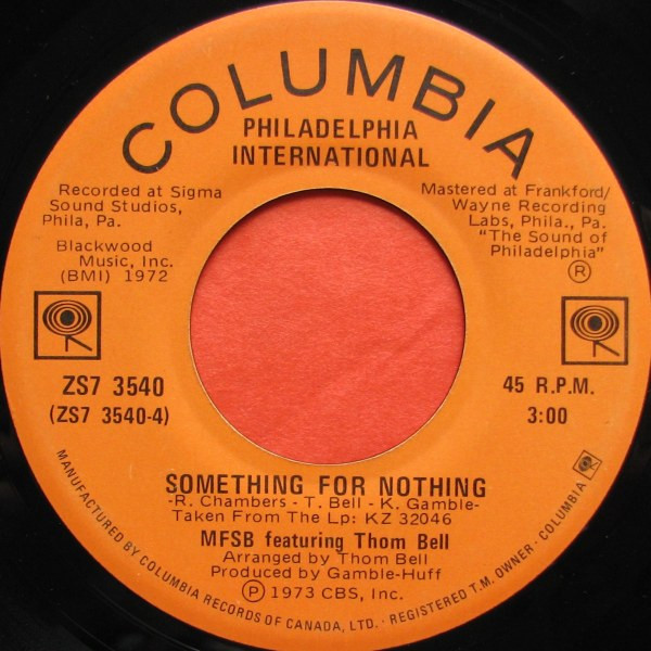 MFSB Featuring The Three Degrees - TSOP (The Sound Of Philadelphia) | Columbia (ZS7 3540) - 2