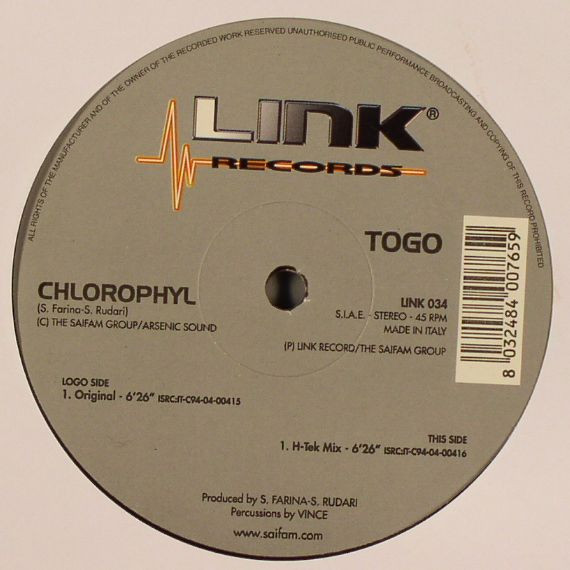 Togo - Chlorophyl | Link Records (LINK 034)