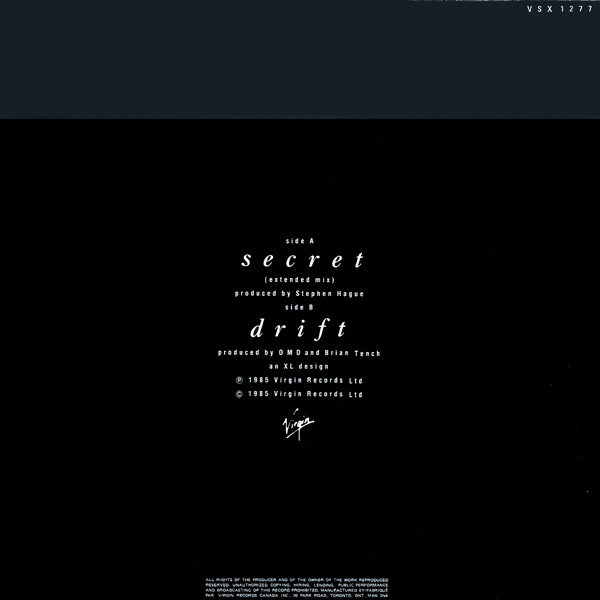 Orchestral Manoeuvres In The Dark - Secret | Virgin (VSX 1277) - 2