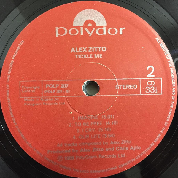 Alex Zitto - Tickle Me | Polydor (POLP 207) - 4 Alex Zitto - Tickle Me | Polydor (POLP 207) - 4