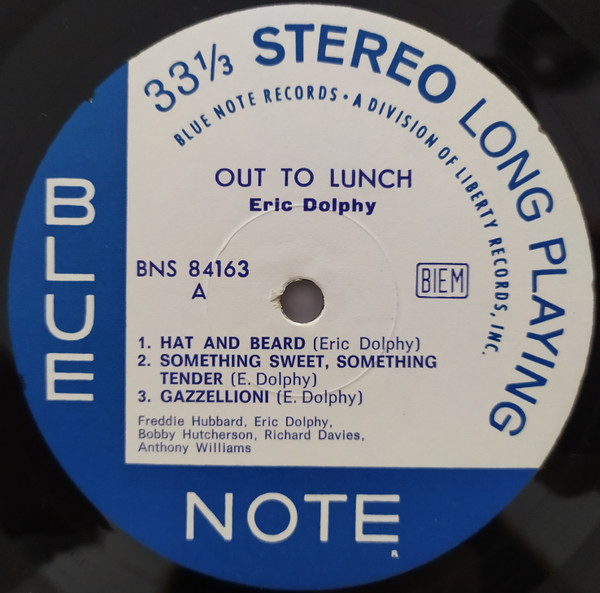 Eric Dolphy - Out To Lunch! | Blue Note (BNS 84163) - 3