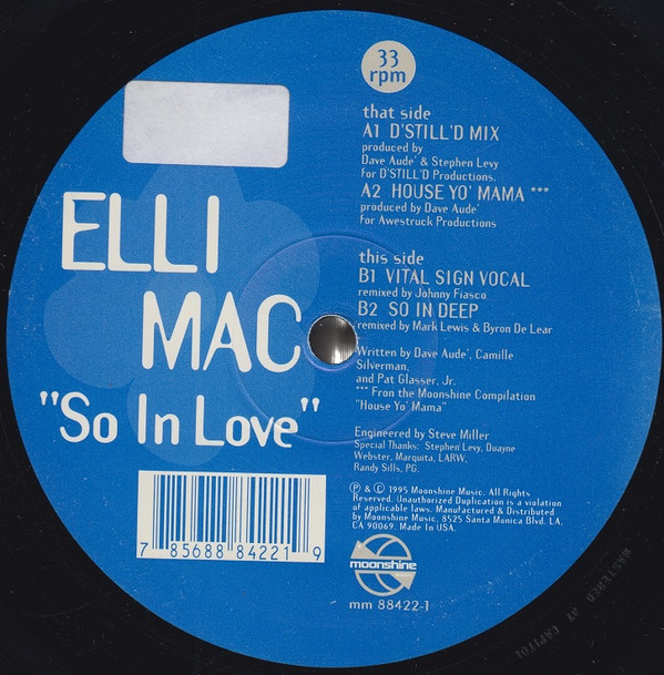 Elli Mac - So In Love | Moonshine Music (mm 88422-1) - main Elli Mac - So In Love | Moonshine Music (mm 88422-1) - main