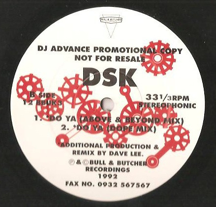 DSK - Do Ya | Bull & Butcher Recordings (12 BBUK 3) - 3