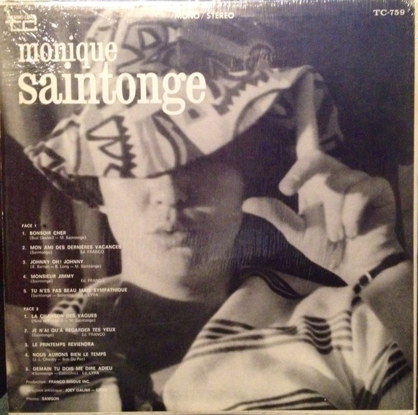 Monique Saintonge - Monique Saintonge | Trans-Canada (TC-759)