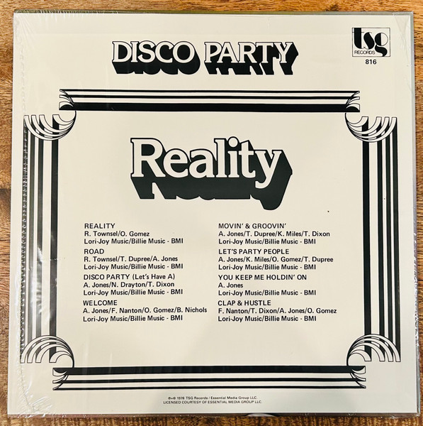 Reality - Disco Party | Mr Bongo (MRBLP344) - 3