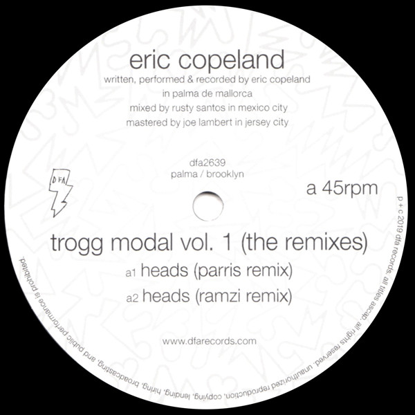 Eric Copeland - Trogg Modal Vol. 1 (The Remixes) | DFA (dfa2639) - main Eric Copeland - Trogg Modal Vol. 1 (The Remixes) | DFA (dfa2639) - main