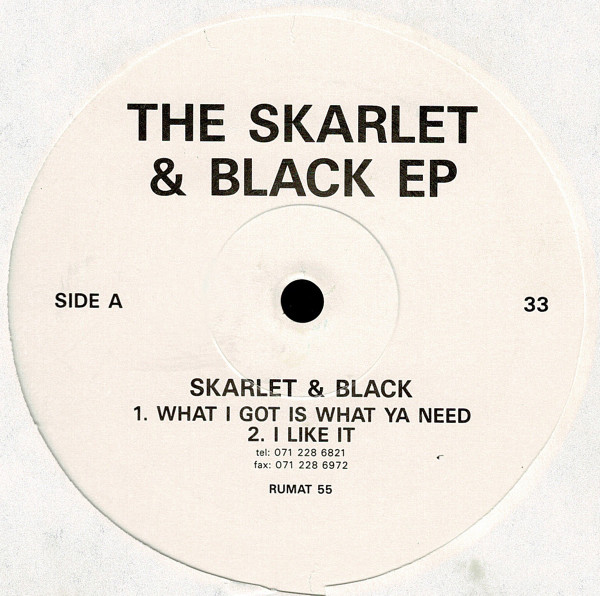 Skarlet & Black - The Skarlet & Black EP | Rumour Records (RUMAT 55) - main